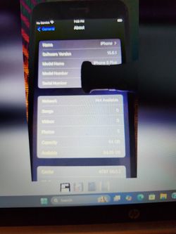 Iphone 8 Plus Carrier Locked To AT&T 