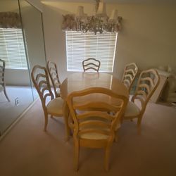 Dining Room Table And China Cabinet 