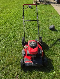 Troy Bilt lawnmower self propelled