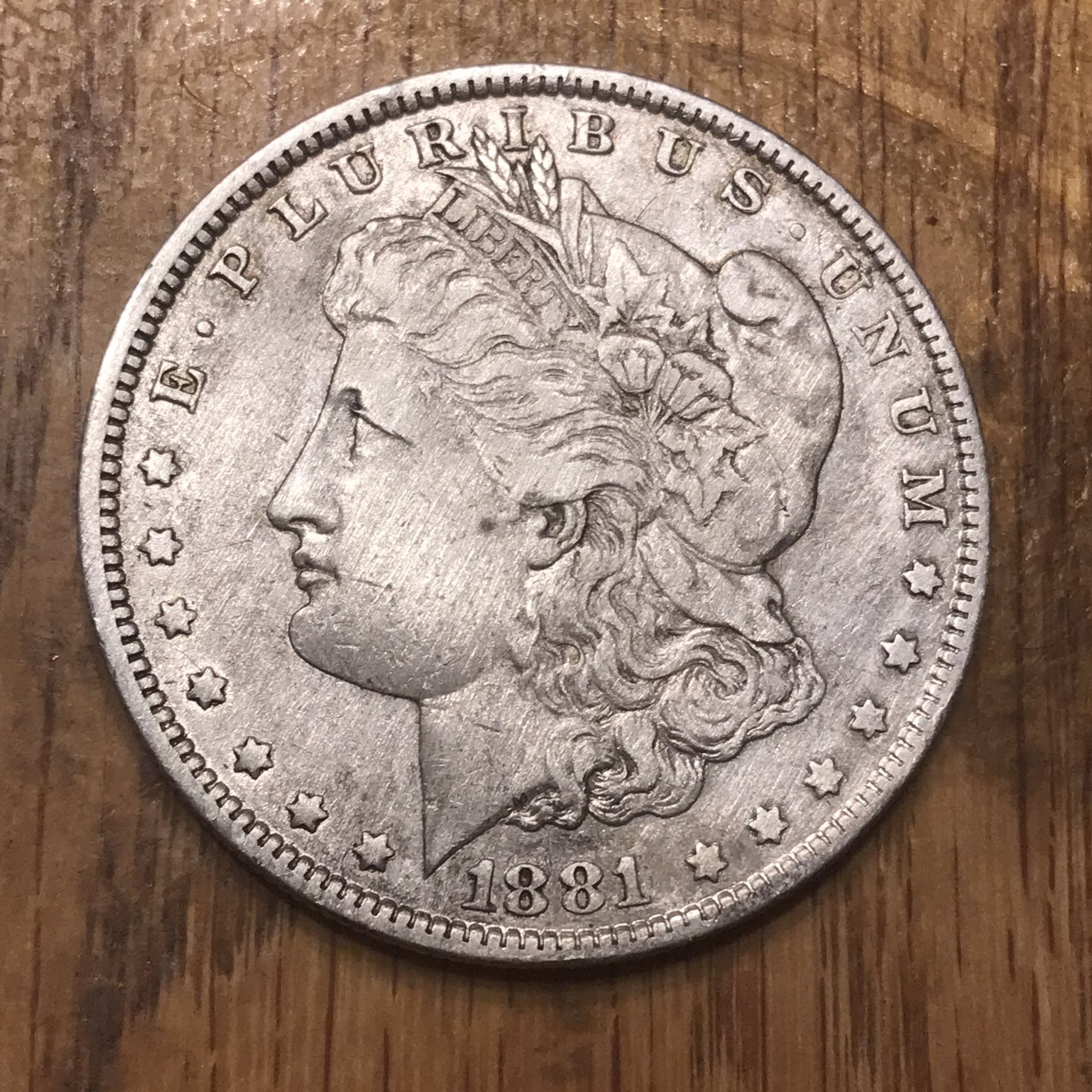 1881-O Morgan Silver Dollar