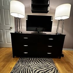 Beautiful Pair of  Designer Crate and Barrel Lamps