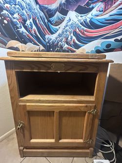 White Clad Lazy Susan Table
