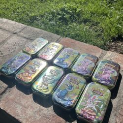 Pokémon Prismatic evolution 2 pack tins Lot of 10