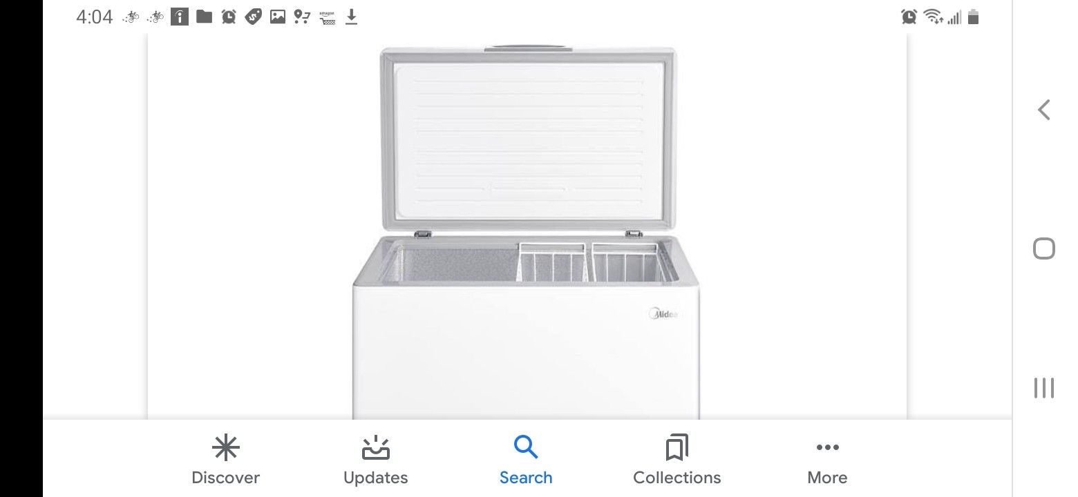 Midea 7 CU chest freezer