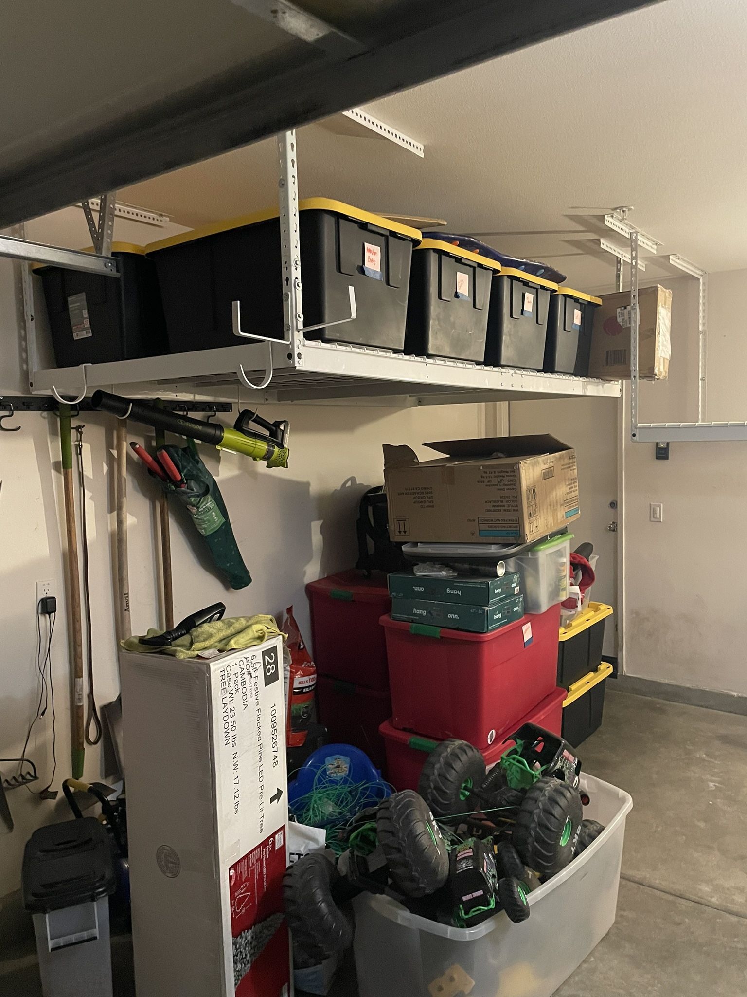 SafeRacks 4X8 feet Overhead Garage Storage $300 Each Installed