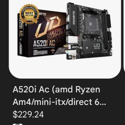 Gigabyte A520i And Ryzen 5 5500 Combo