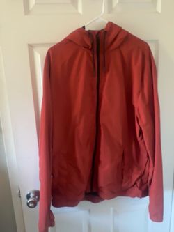 Orange H&M jacket windbreaker