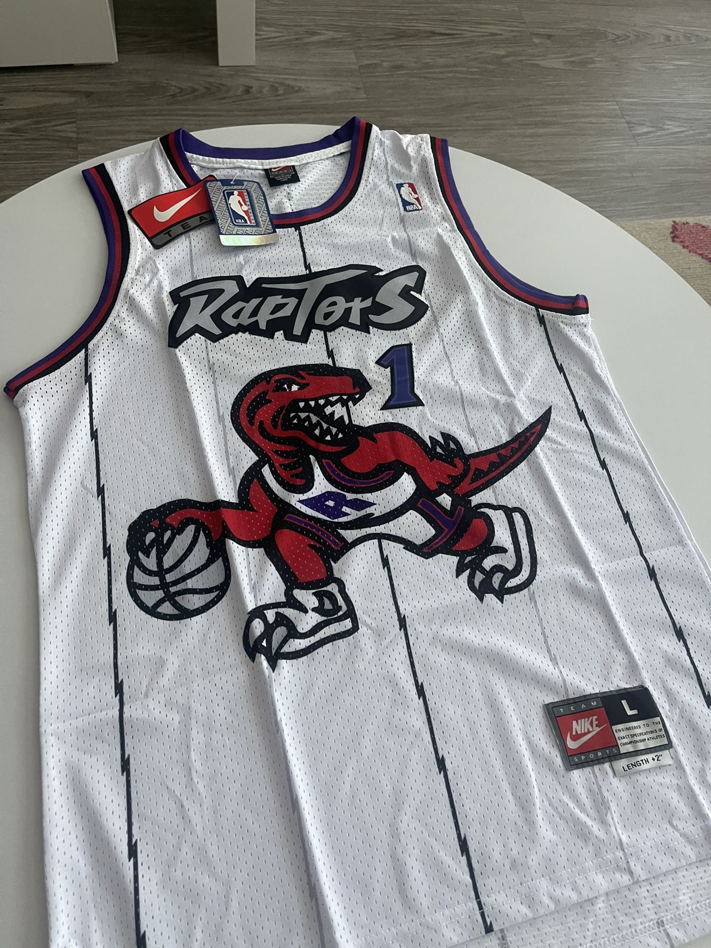 Throwback Raptors TMac Jersey For Sale! Size L for Sale in Suwanee, GA -  OfferUp