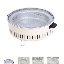 Complete Set of Outdoor Camping Carbon Barbecue Grill Home Charcoal Rack/D/31.5 * 11Cm