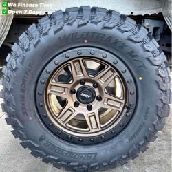 MVX Offroad 17x9 + 33x12.50R17 Mud Tires Brand New Set Ford GMC Toyota Chevy Nissan Cadillac