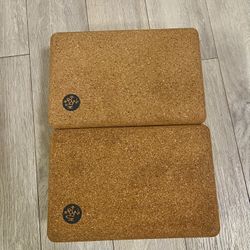 Manduka Yoga Block - Fine-Grain Cork Block, Yoga Equipment, Home Gym Accessory