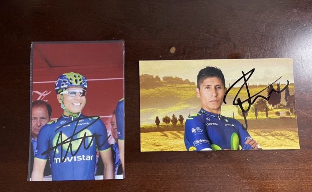 Nairo Quintana Colombian Cyclist Signed Photos 