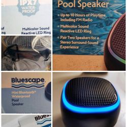 Bluescape Waterproof Bluetooth Speaker Get 2 For Surround Sound! 