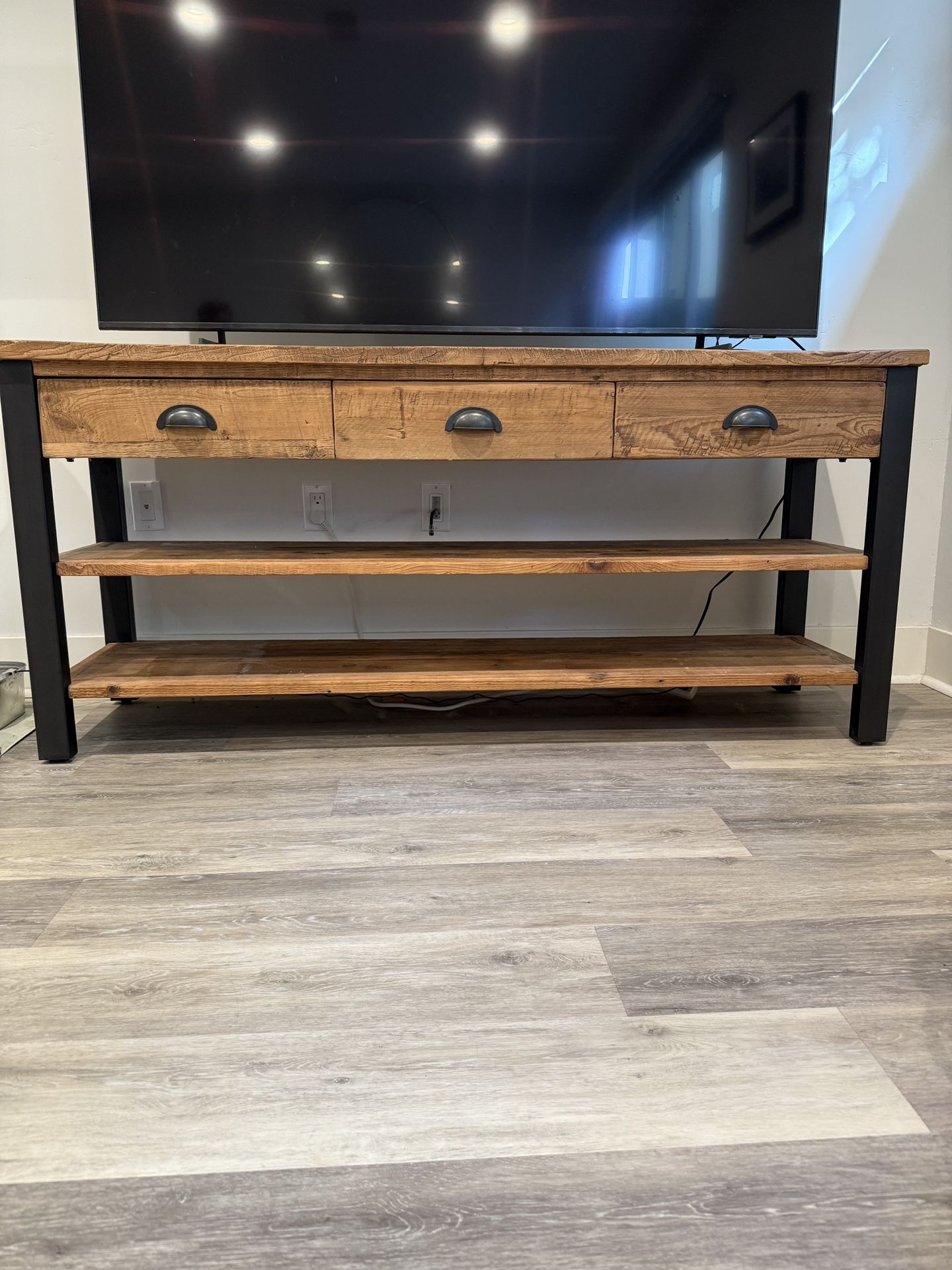 Real Wood Tv Console Table
