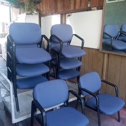 Beautiful Office Or Business Stackable Shairs $20 Each Or 8 For $145.firms