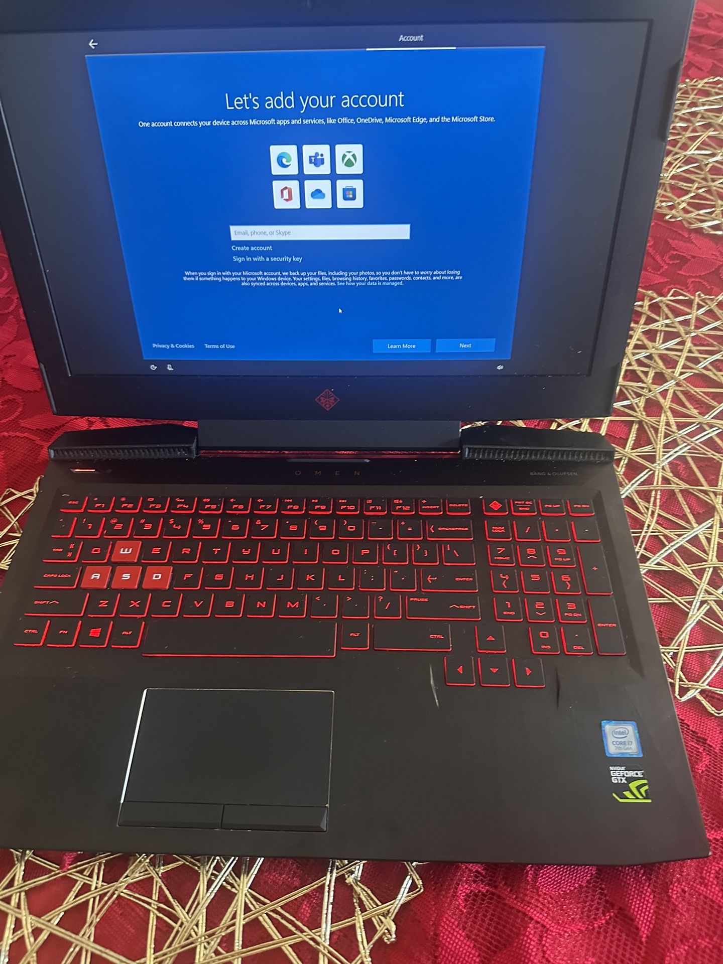 Hp omen gaming laptop
