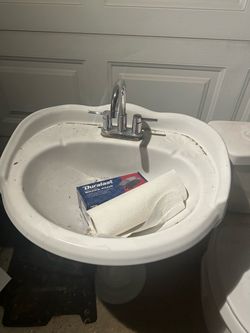 Toilet and sink