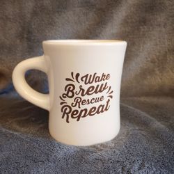 "Wake,Brew, Rescue, Repeat" Coffee Mug