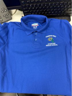 Pines Charter Middle School Uniform Shirts Size 10/12