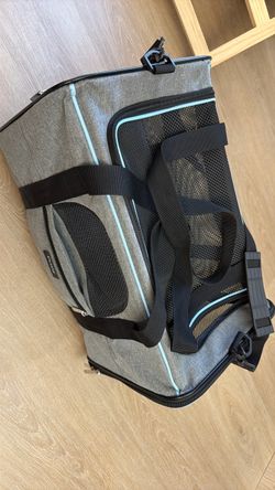 Very lightly used fabric pet carrier