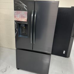 New Black Matte Fridge 1 Year Warranty 