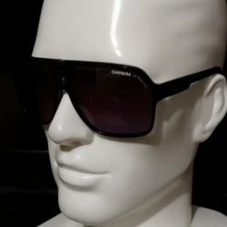 NEW MEN'S NICE STYLE BLACK 100% ORIGINAL CARRERA SUNGLASSES.