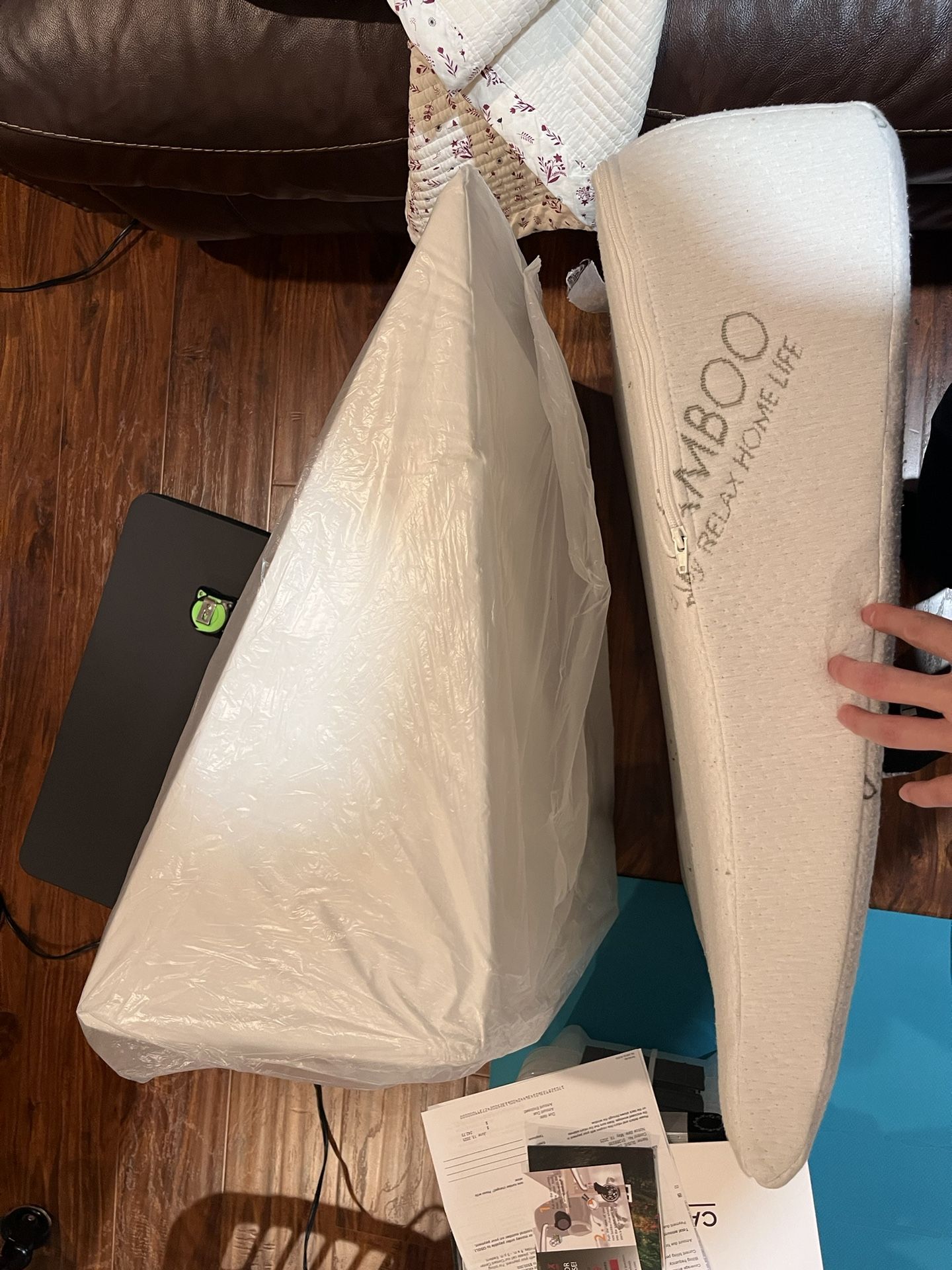 Two Wedges Pillow New And Lightly Used