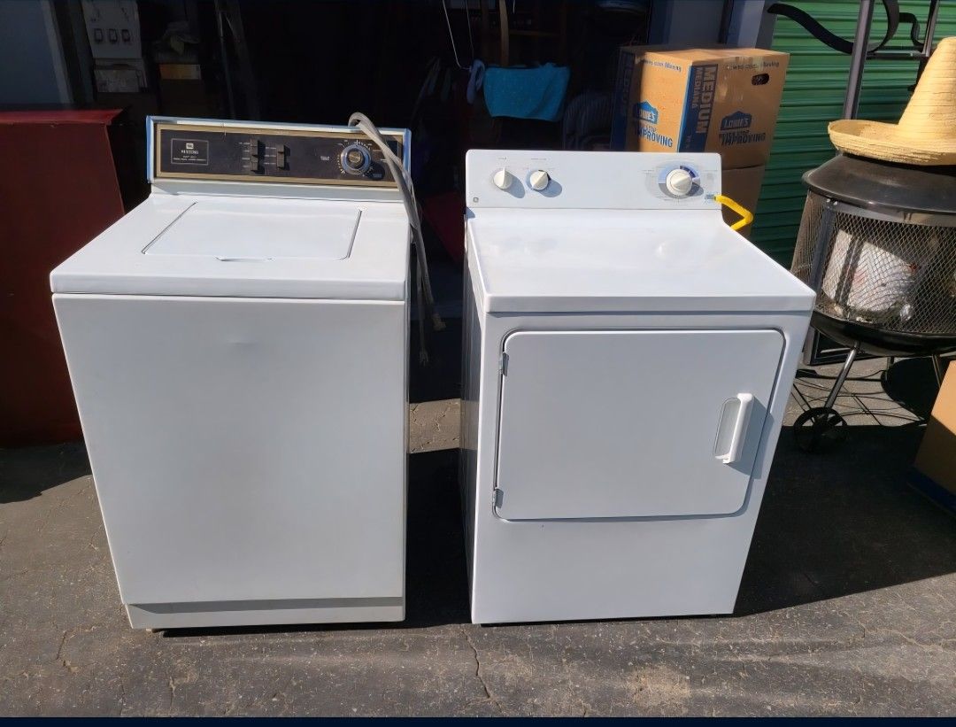 Maytag Washer and GE Dryer
