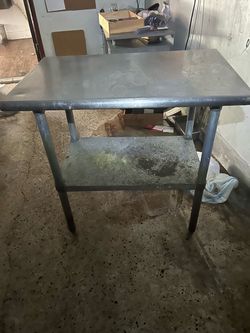 Stainless Steel Commercial Prep Table