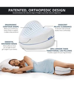 Contour Legacy Leg & Knee Foam Support Pillow - Soothing Pain Relief for Sciatica, Back, Hips, Knees, Joints - As Seen on TV $24.99