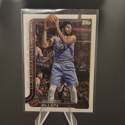 Jarrett Allen 2025-26 Topps #85 Cleveland Cavaliers Basketball Card