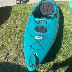 Kayak With Paddle, & Wheel Dolly Cart