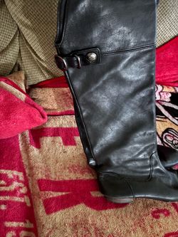 Coach black boots