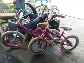2 huffy little girl bikes