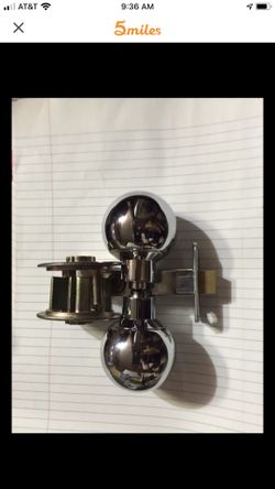 Stainless steel door knobs