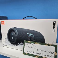 New-JBL Extreme 3 - Bluetooth Speaker - Payments Available - Pay $1 Down To take It home