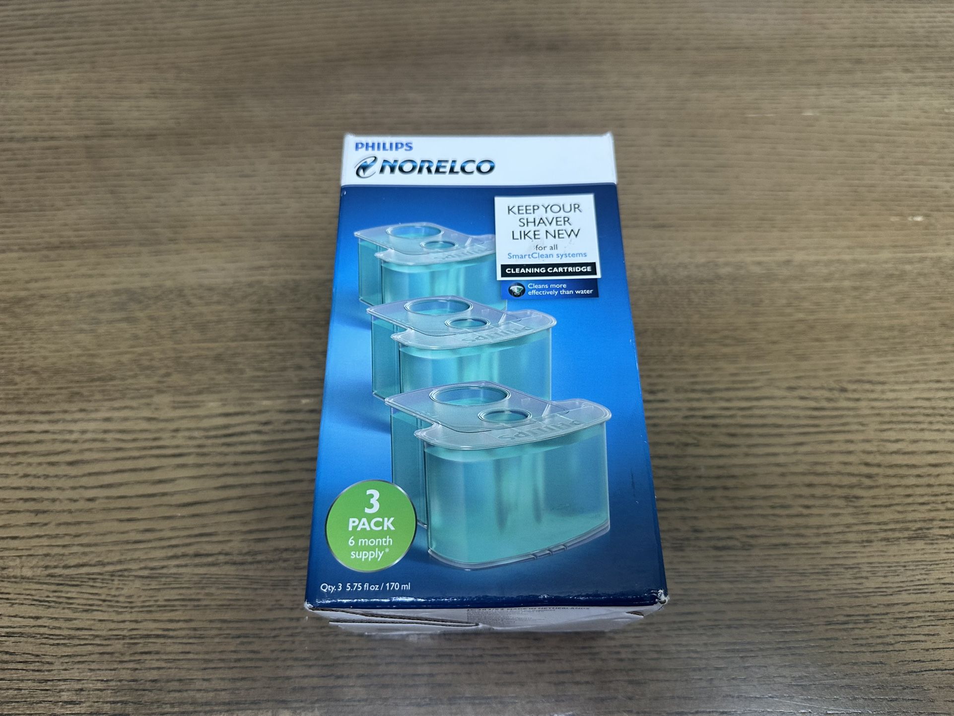 🪒 Philips Norelco JC303/52 SmartClean Cleaning Cartridge 3-Pack – Shaver Cleaner Solution