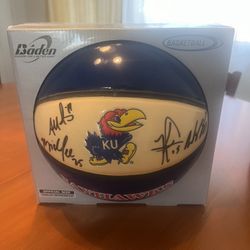 Signed KU Basketball 