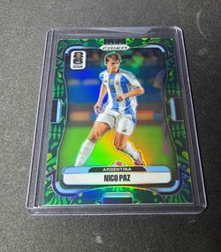 2026 Panini Prizm FIFA World Cup Nico Paz #4 Aguila Prizms /70