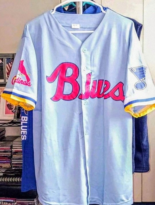 St. Louis Blues/Cardinals Jersey -NEW, Size XL, Sell