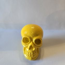 Small Sunburst Yellow Skull 