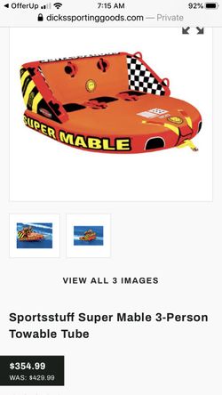 Brand new, used once. Super mable tube.