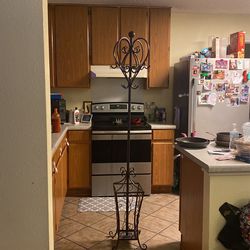 Metal Coat Hanger with Umbrella Rack