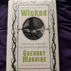 WICKED (25th Anniversary Edition) Book — NEW