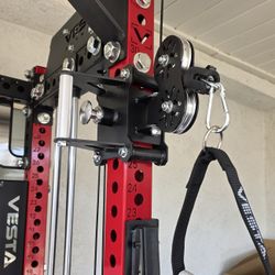 Vesta Pro Series 2in1 Squat Rack | Functional Trainer | 400lb Weight Stack | Commercial Grade | Adjustable Pulley System | FREE DELIVERY🚚 