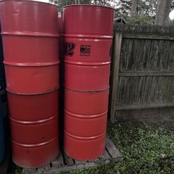 55 Gallon Burn Barrel/Oil Drum Solid Steel (5-Available))