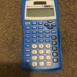 Texas Instruments Blue Calculator