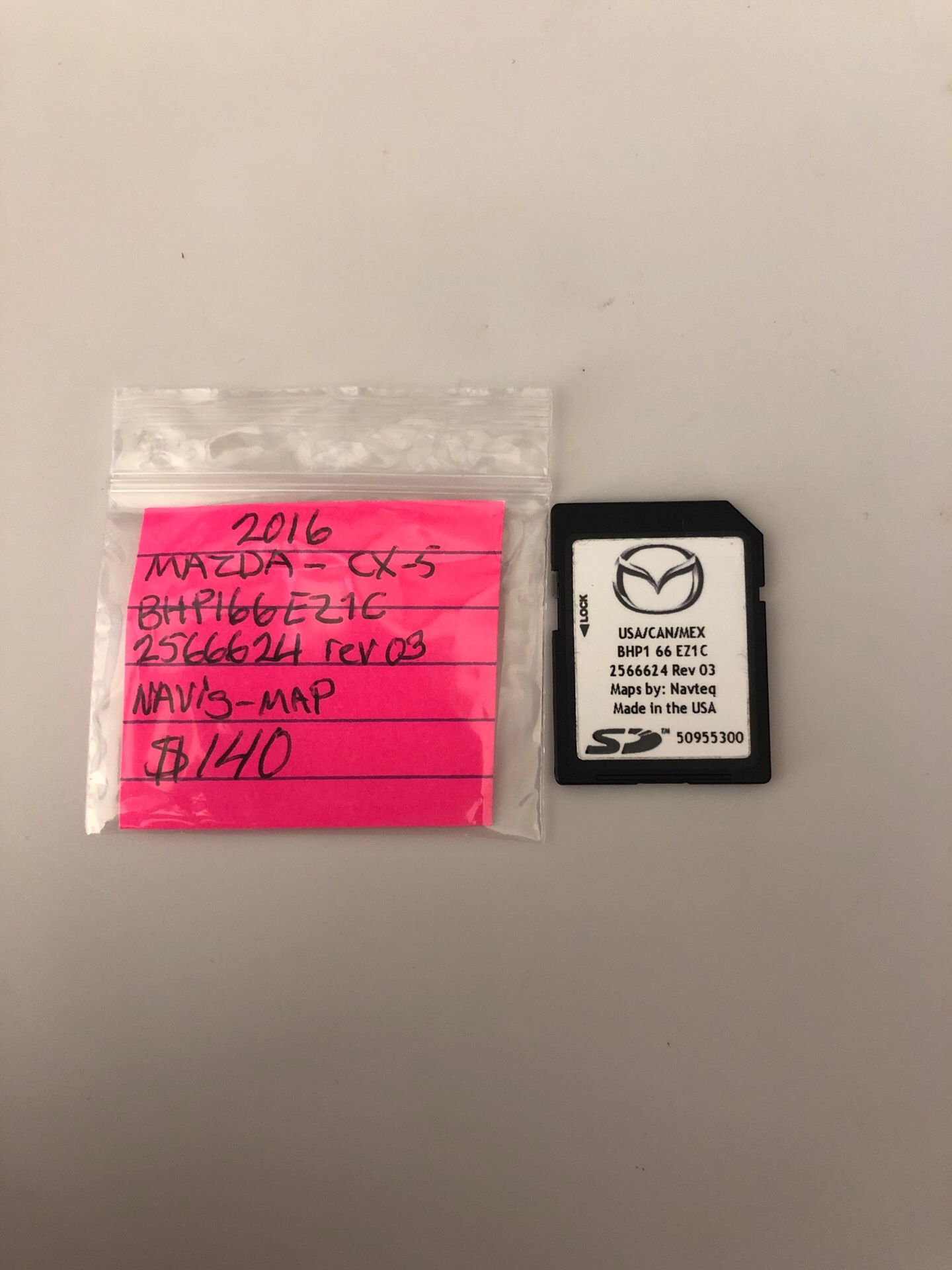 Mazda CX-5 SD card