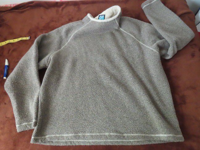 Alf Kuhl Alfpaca Fleece Sweater Men XL Long Sleeve Pullover Vintage Canada grey