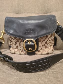Coach Bleecker Signature Flap Bag (11434)